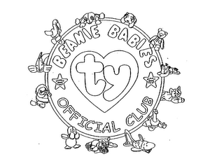 TY BEANIE BABIES OFFICIAL CLUB ORIGINAL BEANIE BABY logo