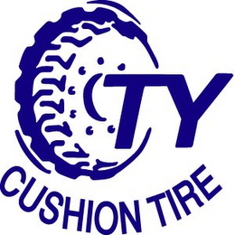 TY CUSHION TIRE logo