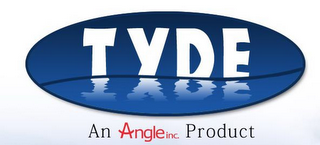 TYDE, AN ANGLE INC. PRODUCT logo