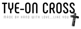 TYE-ON CROSS MADE BY HAND WITH LOVE...LIKE YOU logo