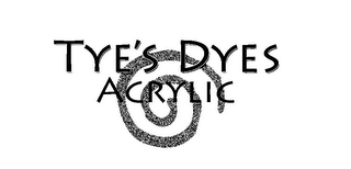 TYE'S DYES ACRYLIC logo