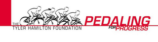 TYLER HAMILTON FOUNDATION PEDALING FOR PROGRESS CYCLING SERIES logo