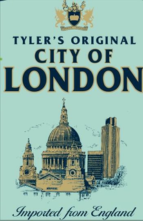 TYLER'S ORIGINAL CITY OF LONDON IMPORTED FROM ENGLAND, AND LONDON ENGLAND logo