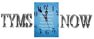 TYMS NOW TOTAL YEAR-ROUND MANAGEMENT SOLUTIONS NETWORKING ORGANIZATIONS WORLDWIDE logo
