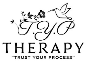 T.Y.P THERAPY "TRUST YOUR PROCESS" logo