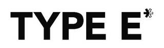 TYPE E logo