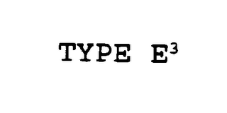 TYPE E3 logo