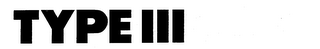 TYPE III logo