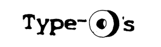 TYPE-O'S logo