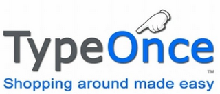 TYPEONCE SHOPPING AROUND MADE EASY logo