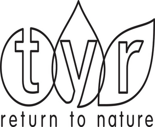 TYR RETURN TO NATURE logo