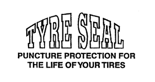 TYRE SEAL PUNCTURE PROTECTION FOR THE LIFE OF YOUR TIRES logo