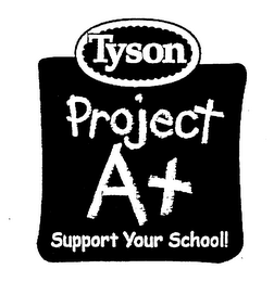 TYSON PROJECT A+ SUPPORT YOUR SCHOOL! logo