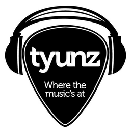TYUNZ WHERE THE MUSIC'S AT logo