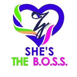 TZ SHE'S THE B.O.S.S. ROMANS 12: 9-13 logo