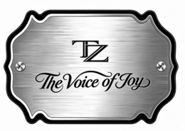 TZ THE VOICE OF JOY logo