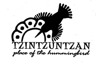 TZINTZUNTZAN PLACE OF THE HUMMINGBIRD logo