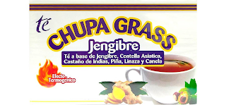 TÉ CHUPA GRASS JENGIBRE TÉ A BASE DE JENGIBRE, CENTELLA ASIATICA, CASTAÑO DE INDIAS, CASTAÑO DE INDIAS, PIÑA, LINAZA Y CANELA EFECTO TERMOGÉNICO logo