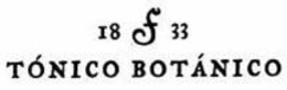 TÓNICO BOTÁNICO F 1833 logo