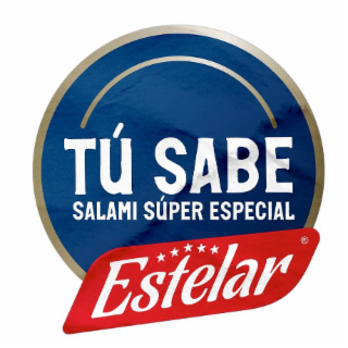 TÚ SABE SALAMI SUPER ÉSPECIAL ESTELAR logo