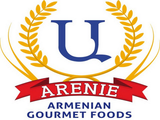 U ARENIE ARMENIAN GOURMET FOODS logo