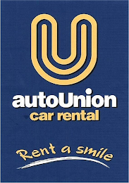 U AUTOUNION CAR RENTAL RENT A SMILE logo
