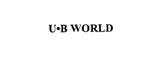 U B WORLD logo