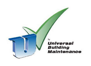 U BY UNIVERSAL BUILDING MAINTENANCE logo