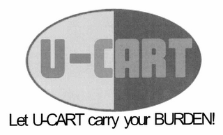 U-CART LET U-CART CARRY YOUR BURDEN! logo