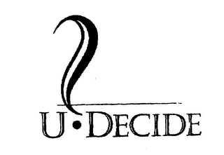 U DECIDE logo
