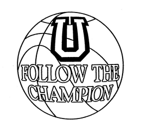 U FOLLOW THE CHAMPION logo