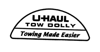 U-HAUL TOW DOLLY TOWING MADE EASIER logo