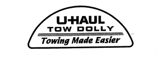 U-HAUL TOW DOLLY TOWING MADE EASIER logo