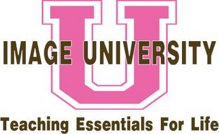 U IMAGE UNIVERSITY TEACHING ESSENTIALS FOR LIFE logo