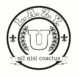 U L.A.Z.Y. NIL NISI COACTUS logo