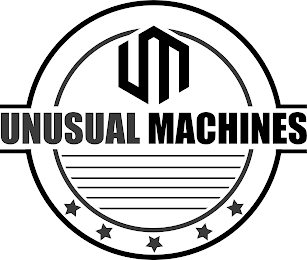 U M UNUSUAL MACHINES logo
