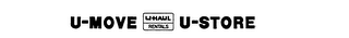 U-MOVE U-HAUL RENTALS U-STORE logo
