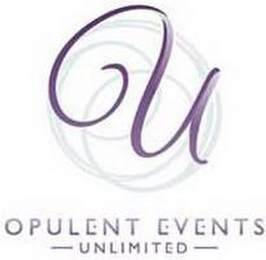 U OPULENT EVENTS UNLIMITED logo
