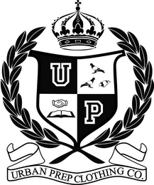 U P URBAN PREP CLOTHING CO. logo