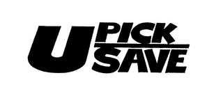 U PICK U SAVE logo