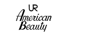 U R AMERICAN BEAUTY logo