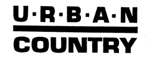 U-R-B-A-N COUNTRY logo