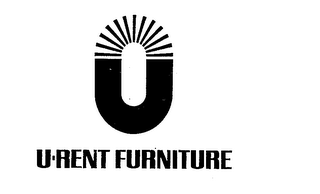 U-RENT FURNITURE U logo