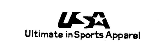 U S A ULTIMATE IN SPORTS APPAREL logo