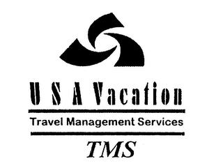 U S A VACATION TRAVEL MANAGEMENT SERVICES TMS logo