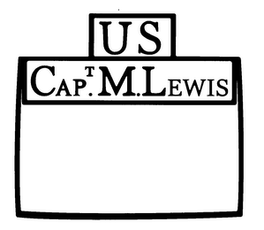 U S CAPT. M. LEWIS logo