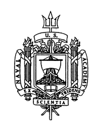 U. S. NAVAL ACADEMY EX TRIDENS SCIENTIA logo