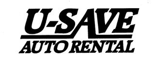 U-SAVE AUTO RENTAL logo