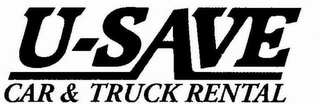 U-SAVE CAR & TRUCK RENTAL logo