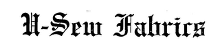 U-SEW FABRICS logo